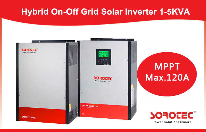 5kva 48 v Hybrid Solar Inverter , 120A MPPT Controller portable solar inverter
